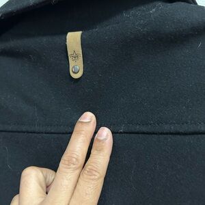 Mackage Black Jacket with Beige Detail
